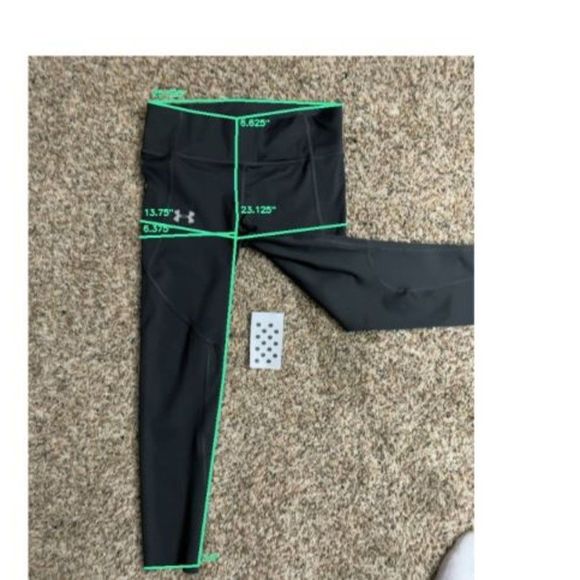 Under Armour Women's Headgear Speed Pocket 1344969 Ankle Crop Gray Pants S NWT - Picture 4 of 5